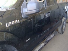 2015 FORD F-150, BLACK, XLT MODEL, EXTD CAB, 3.5L FLEX. 4WD,  F25180